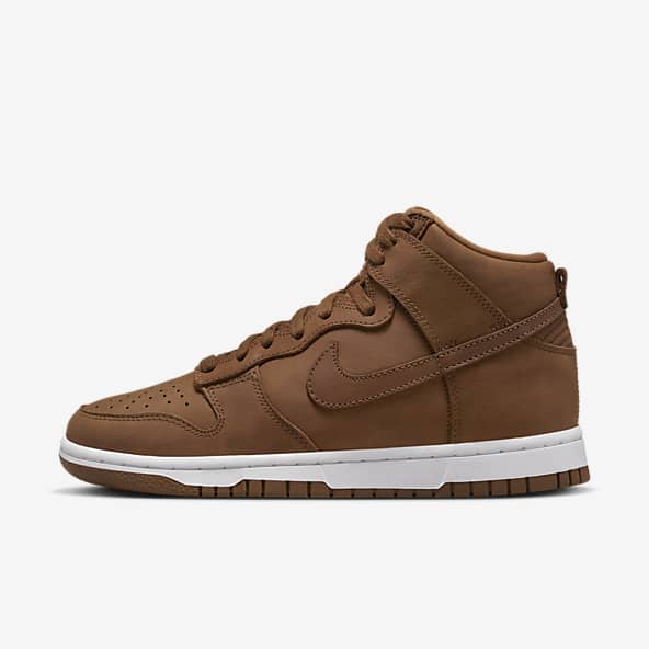 Brown nike high tops shop
